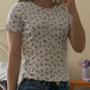 Floral Hollister shirt